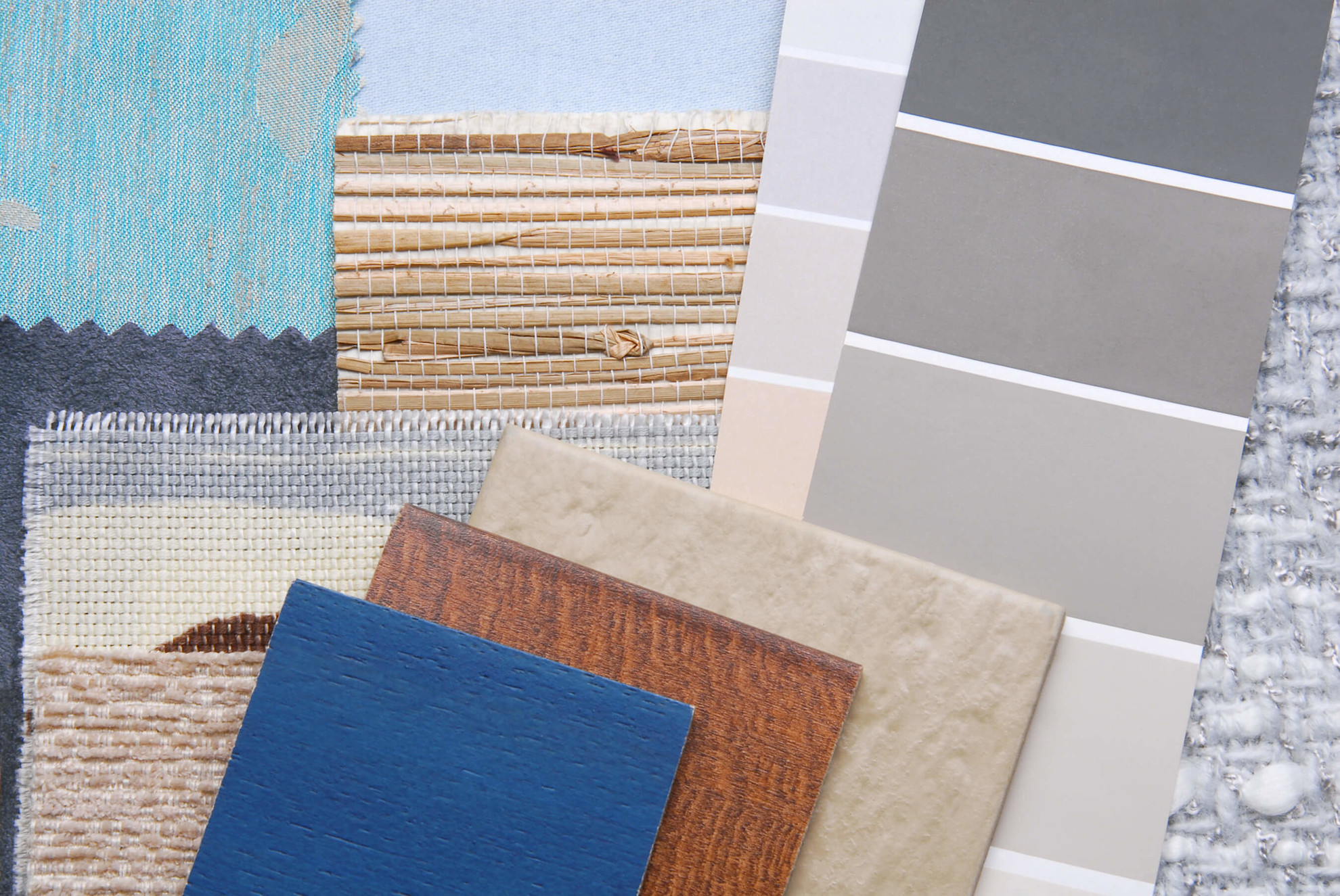 A selection colour for interior design