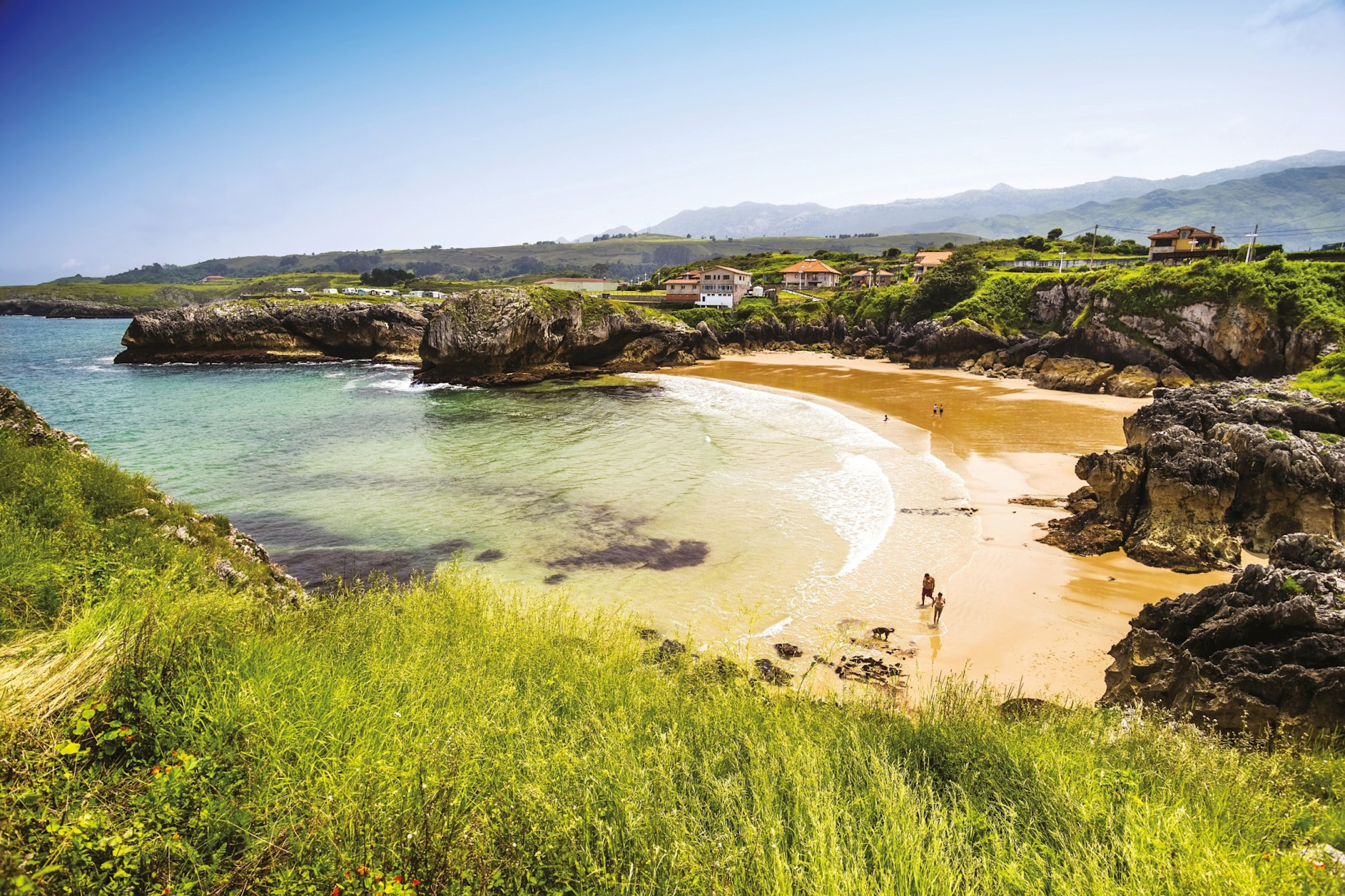 Puertu Chicu beach in Llanes, Asturias