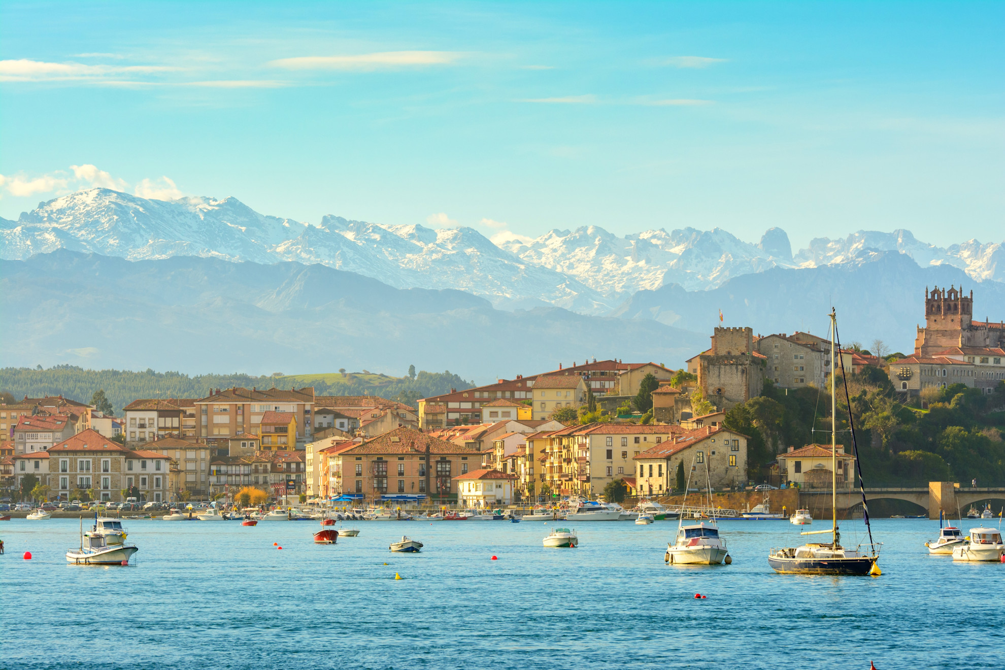 View of San Vicente de la Barquera, Cantabria