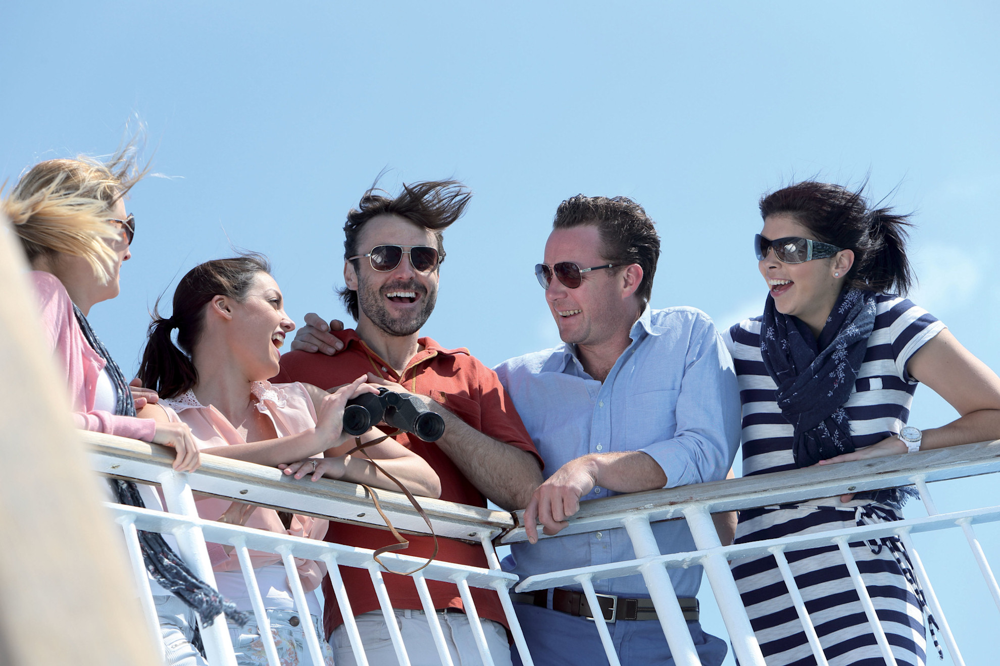Passengers on deck