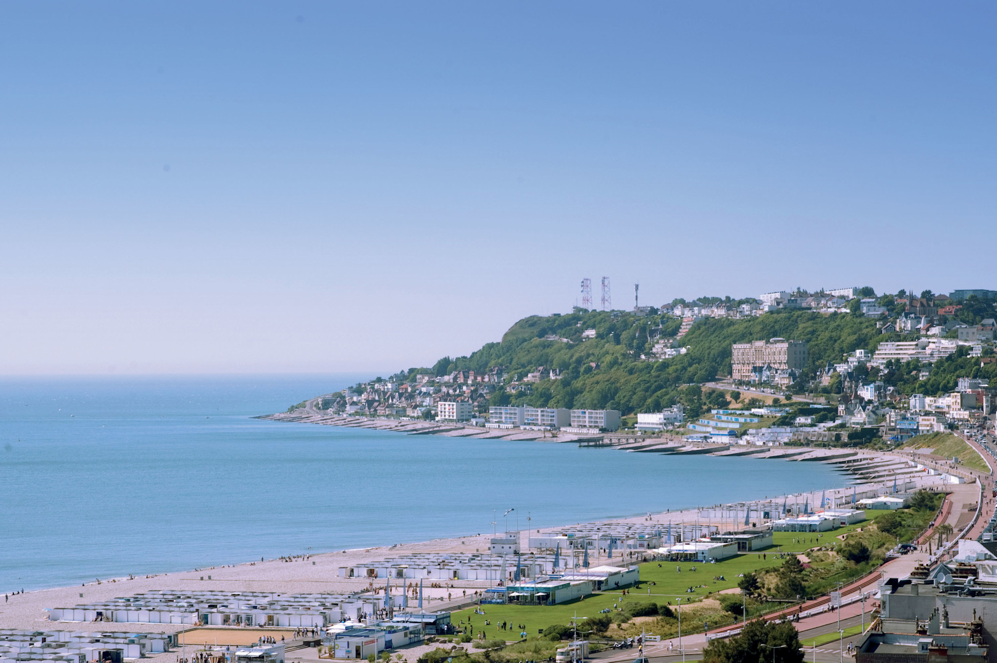 Beach view at Le Havre