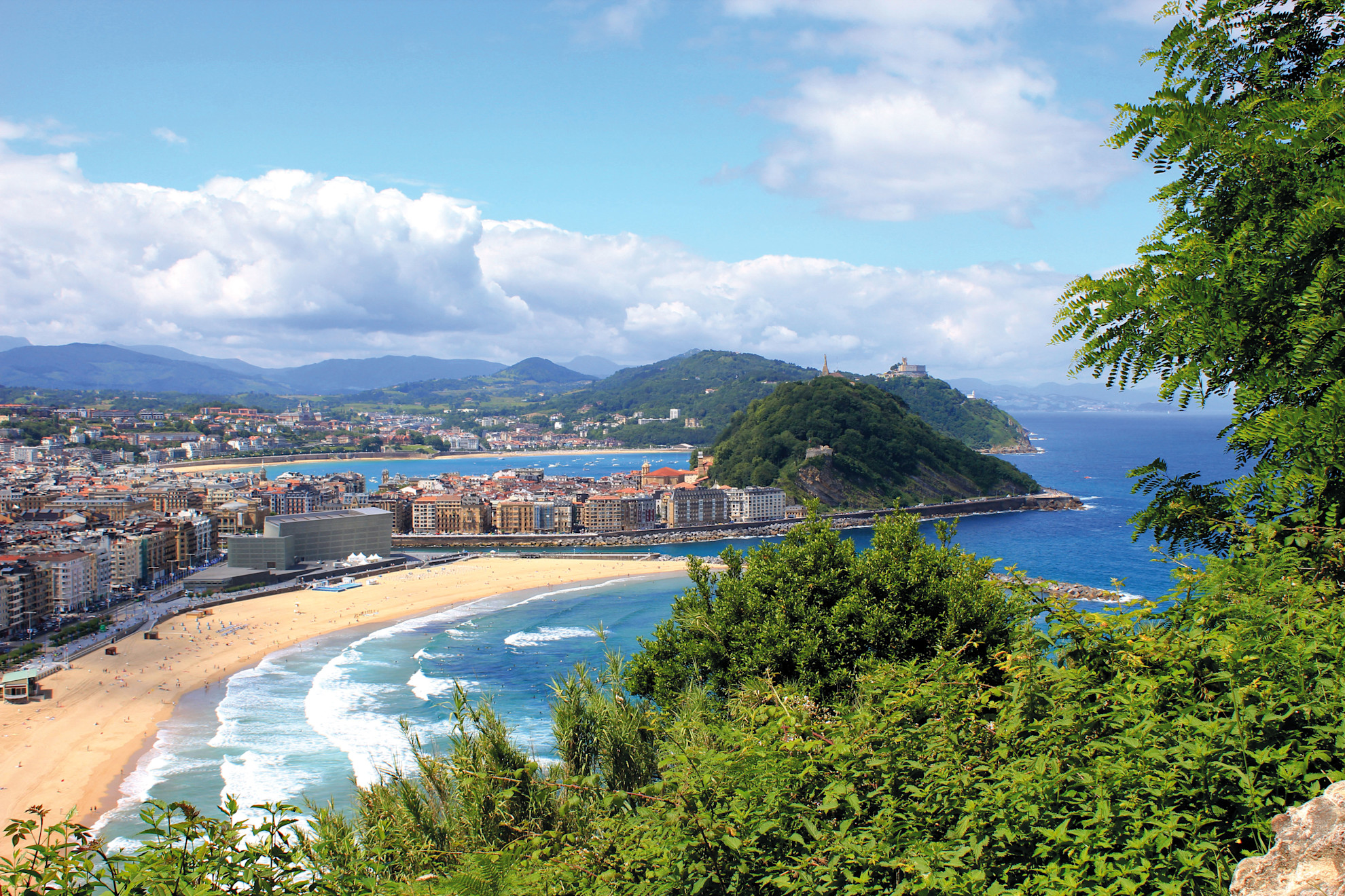 Playa de Zurriola at San Sebastián