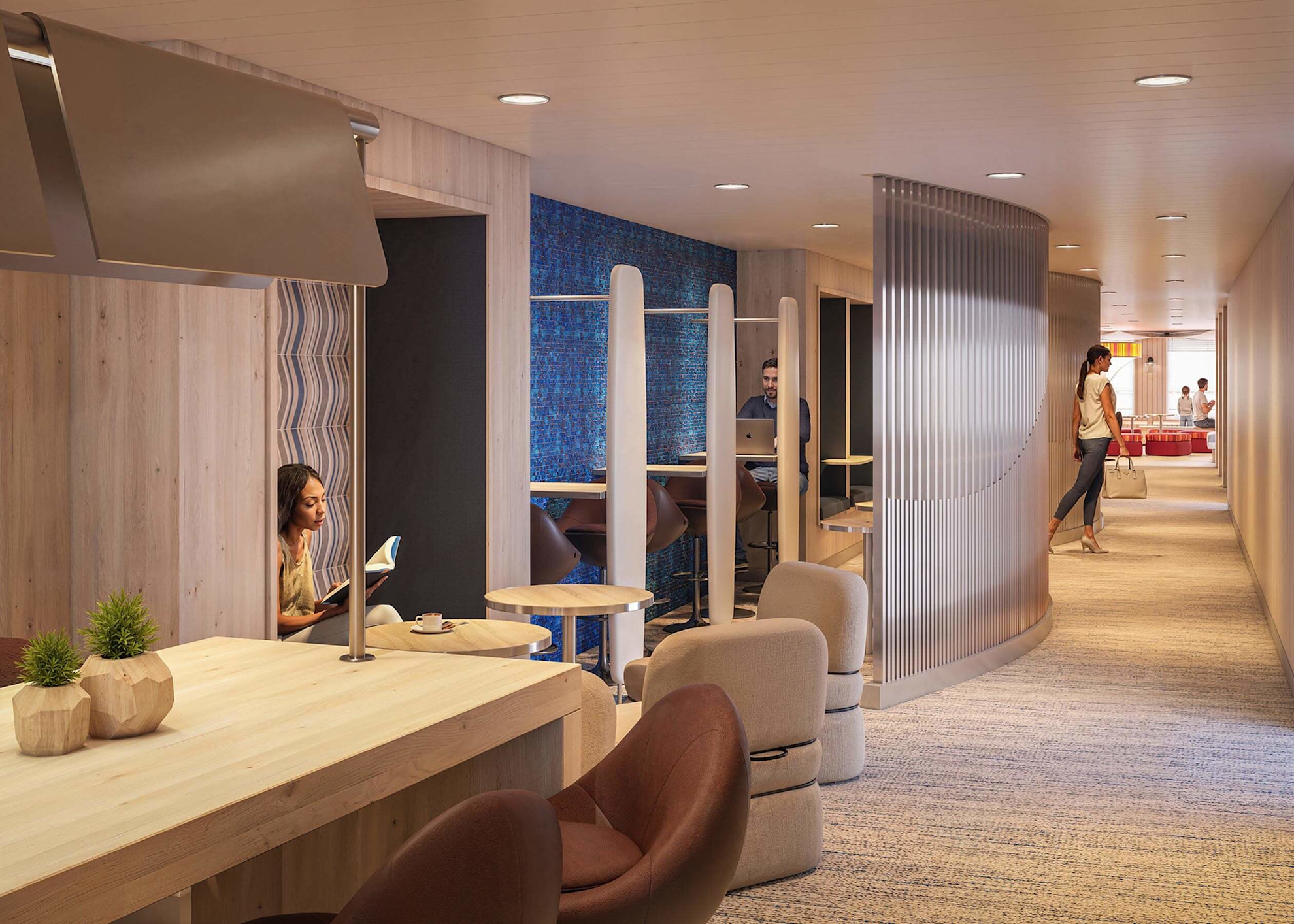 La Plage Lounge on board Saint-Malo