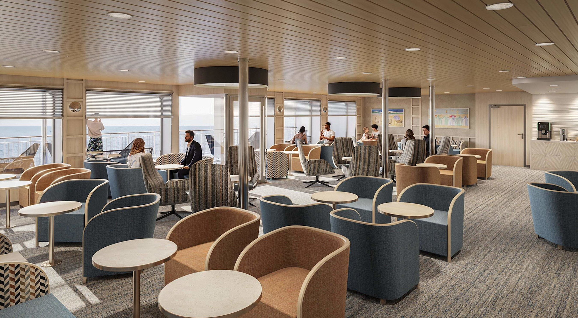 Les 8 Trésors Lounge on board Saint-Malo