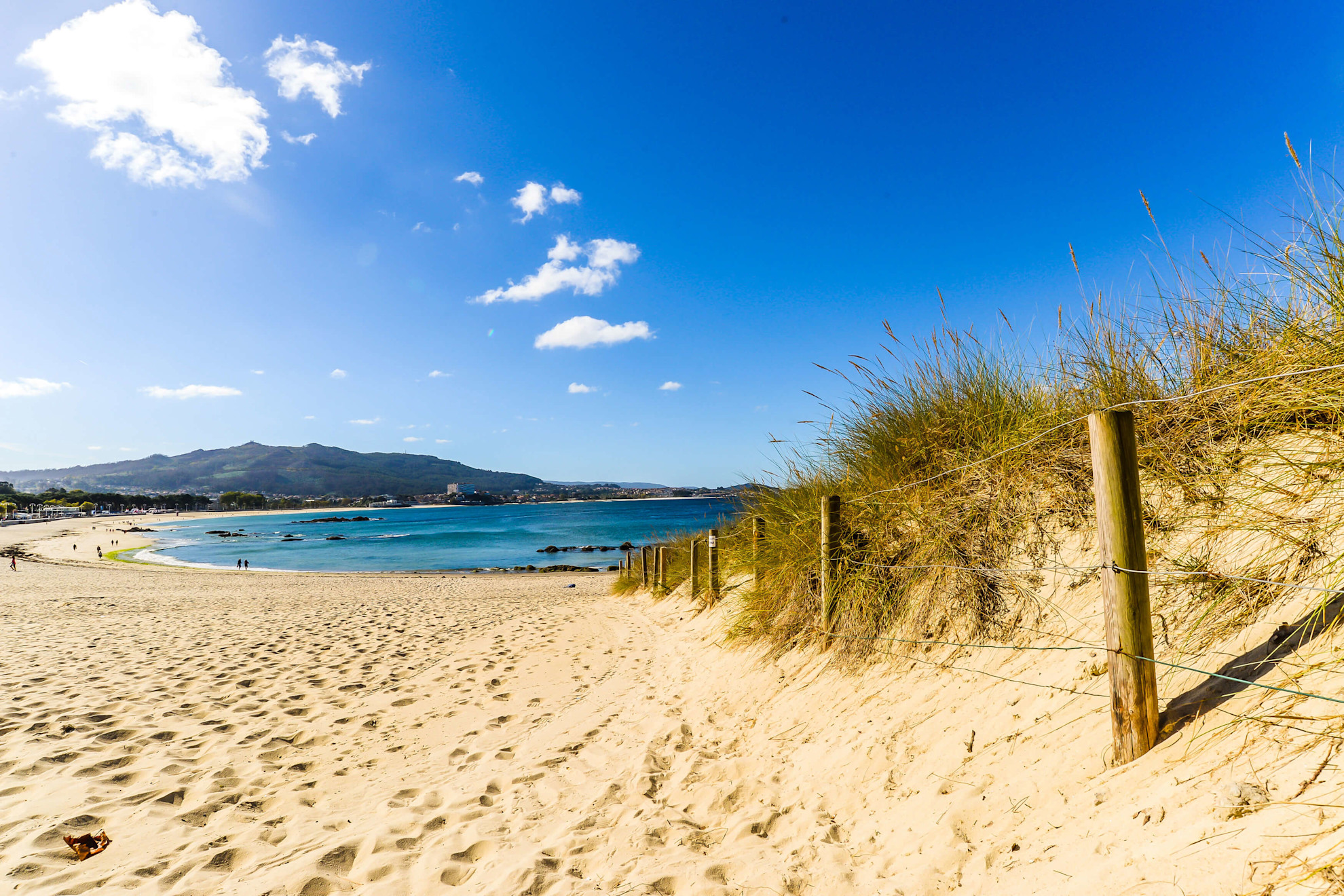Samil beach near Vigo, Galicia