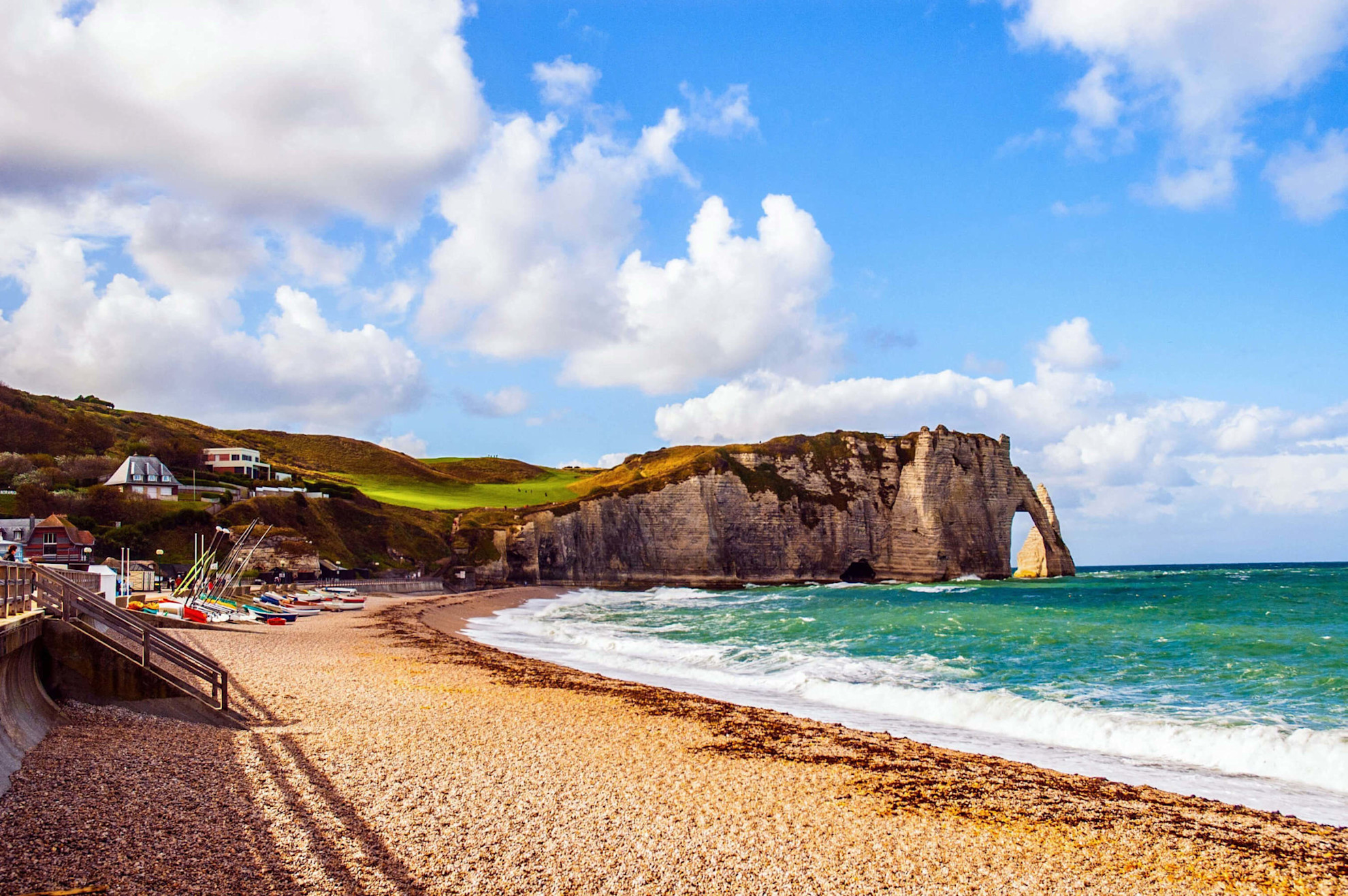 The cliffs at Etretat, Normandy