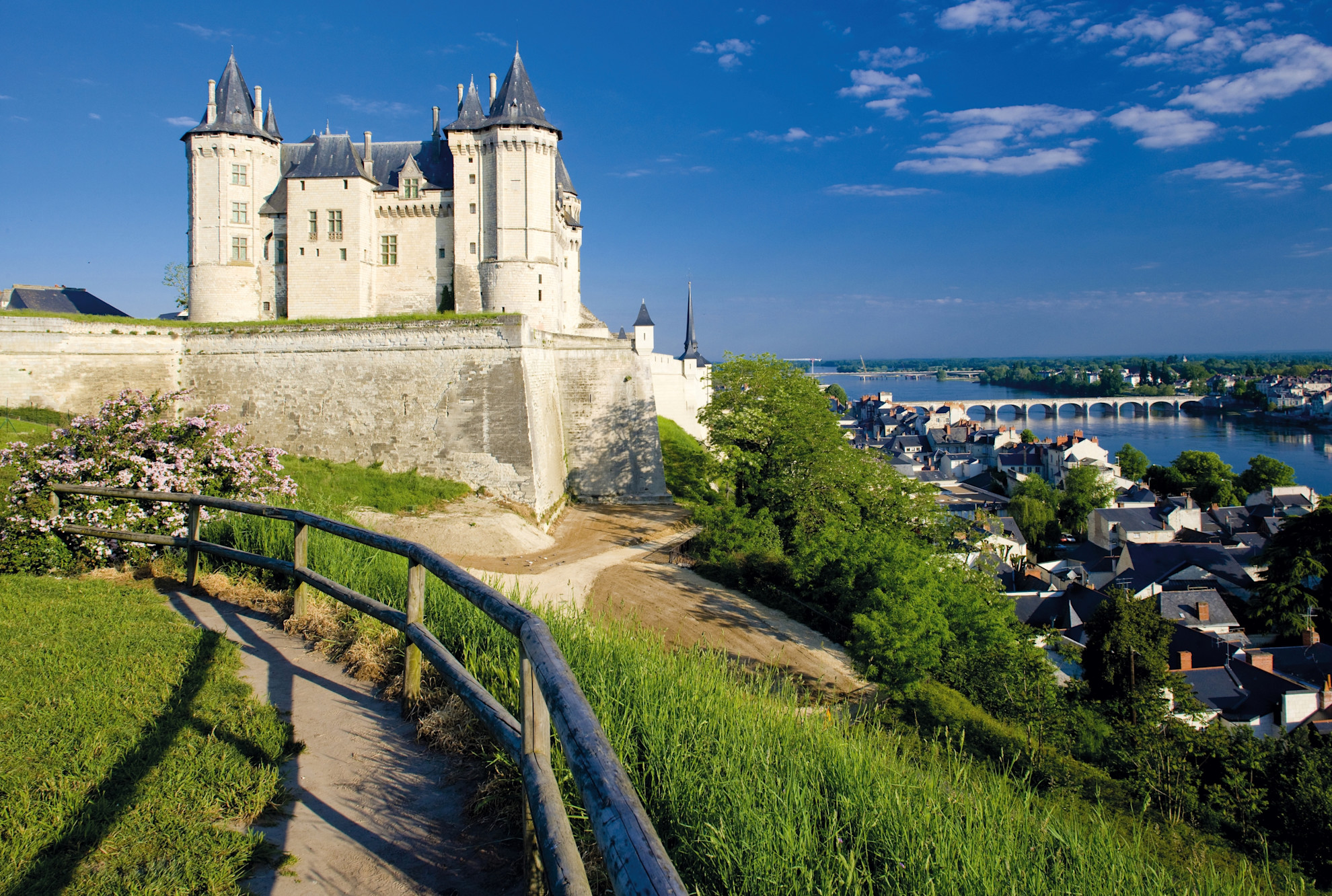 Overlooking the Loire at Saumur